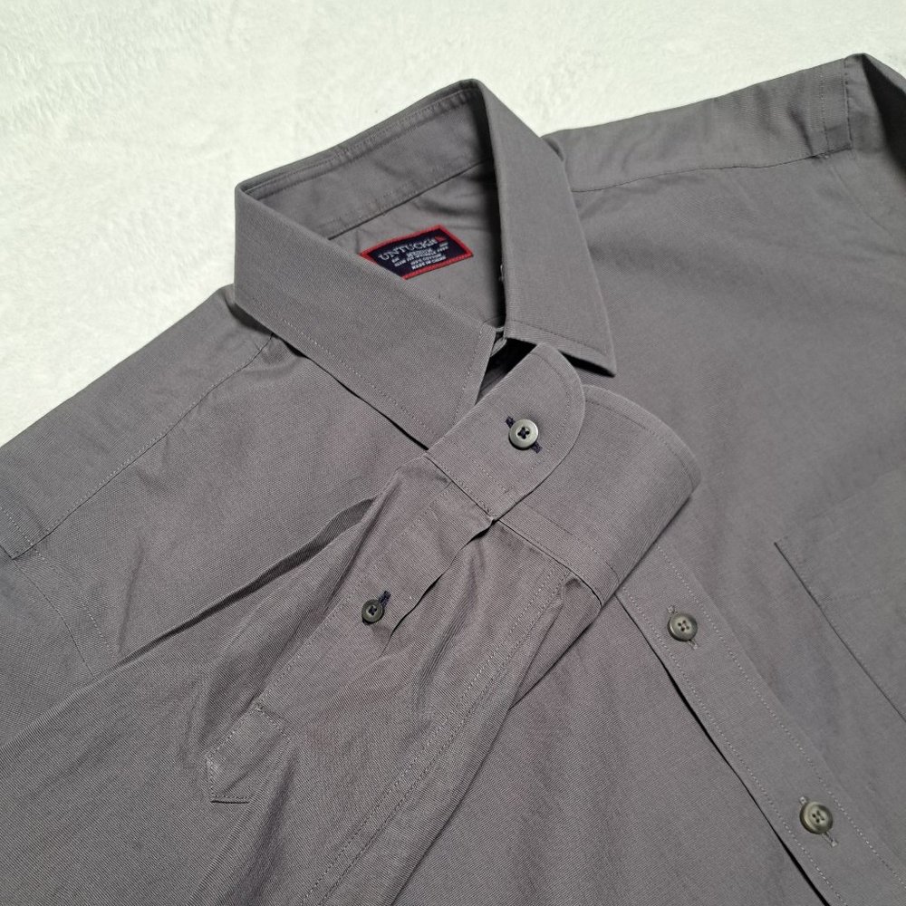 UNTUCKit Men's Button Down Long Sleeve 100% Cotton Slim Fit Shirt Size Medium